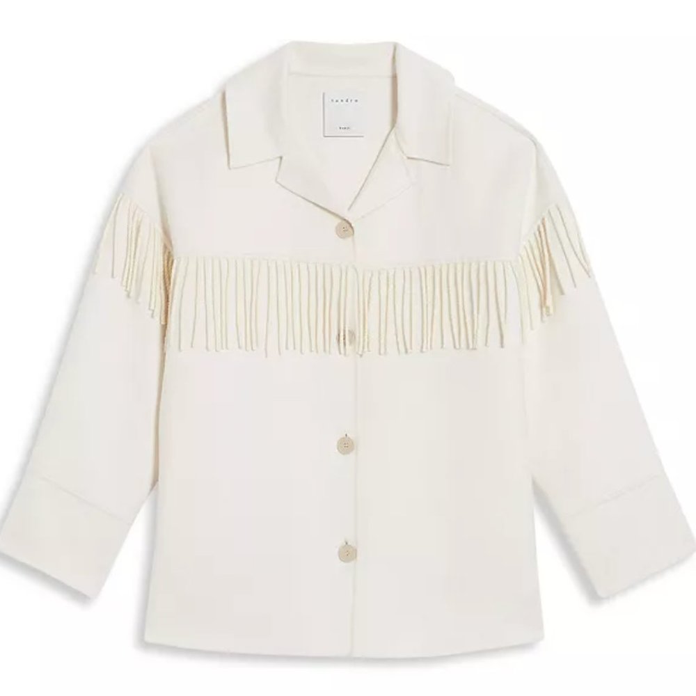 Sandro Brandon Fringe Jacket